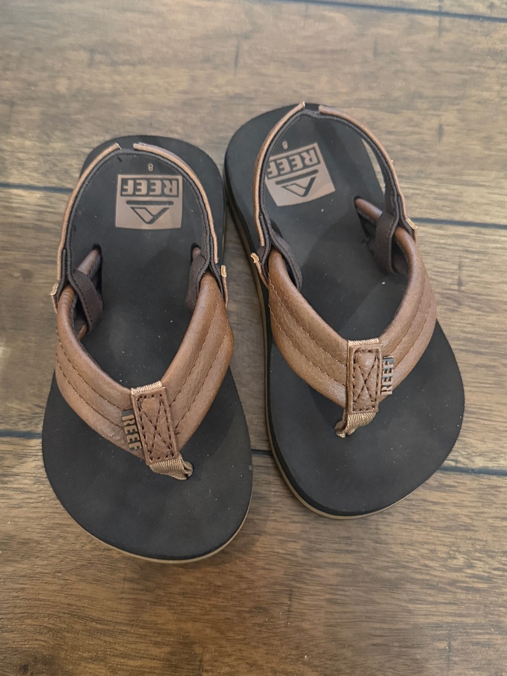 Reef Toddler Brown Foam Cushion Flip Flops